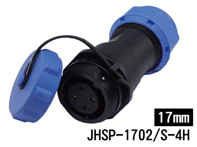 4P 對接母座 防水連接器 IP68 開孔:17mm