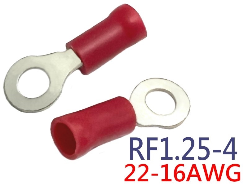 [10只裝] RF1.25-4 絕緣端子 