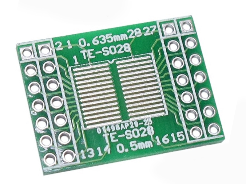 [4只裝] TSSOP28Pin (0.5mm/0.635mm) IC轉接板