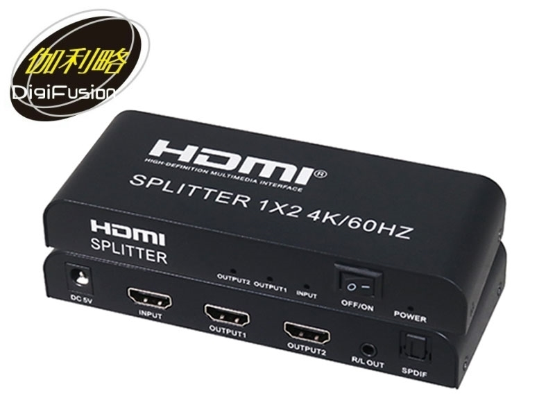 HDMI 2.0 4K@60Hz影音分配器1進2出 AN(HDS102EAS)
