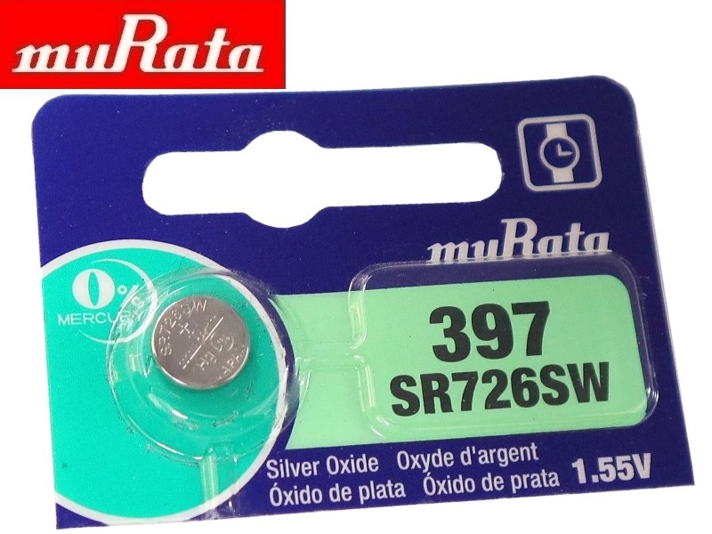 日本村田muRata SR726SW 鈕扣型氧化銀電池 1.55V