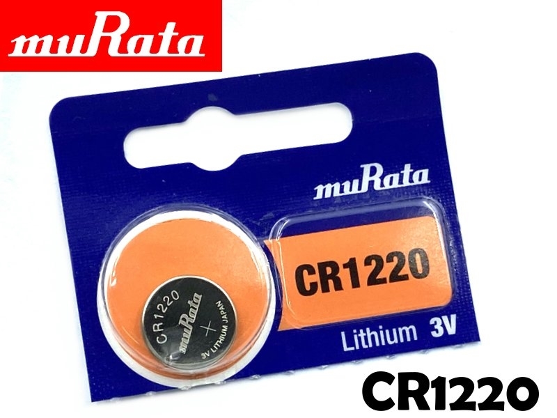日本村田muRataCR1220 鈕扣型鋰電池 3V