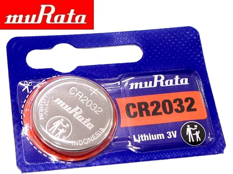 日本村田muRata CR2032 鈕扣型鋰電池 3V