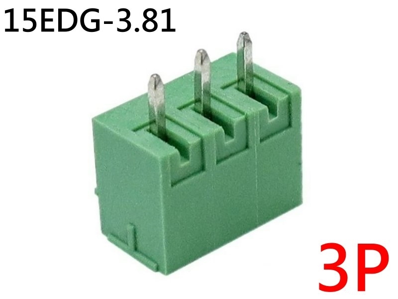 [2只裝] 15EDG-3.81-3P端子台(母) 