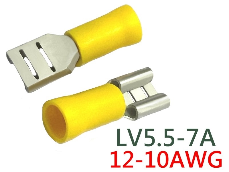 [10只裝] LV5.5-7A 公母插(母) 