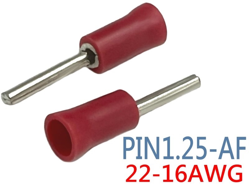 [10只裝 ] PIN1.25-AF 針型端子 