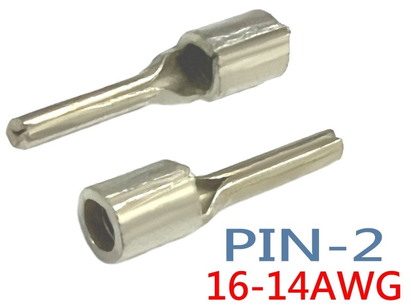 [10只裝] PIN-2 針型裸端子 