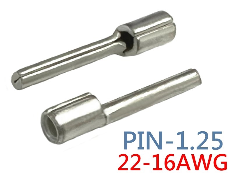 [10只裝] PIN-1.25 針型裸端子 