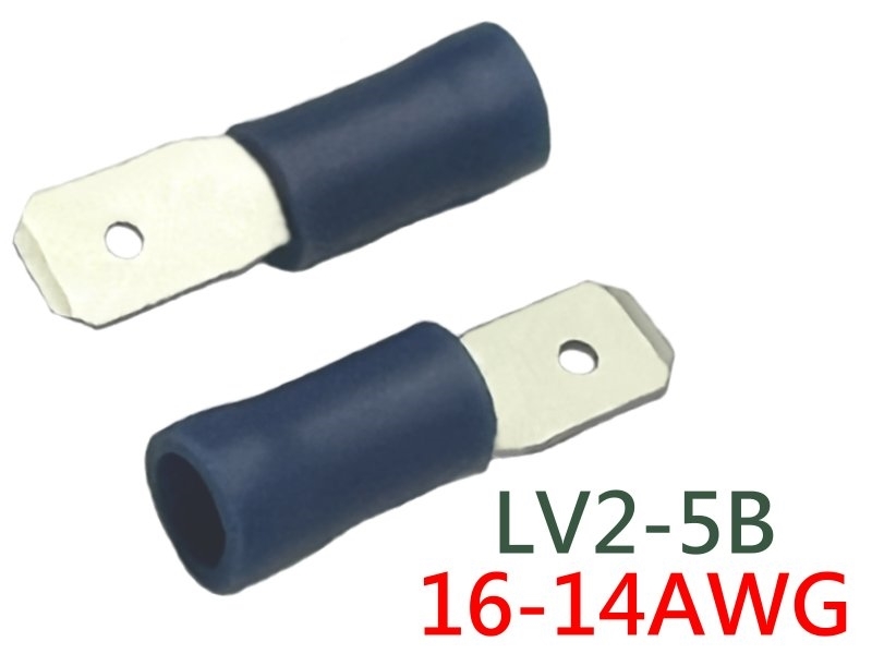 [10只裝] LV2-5B 公母插(公) 