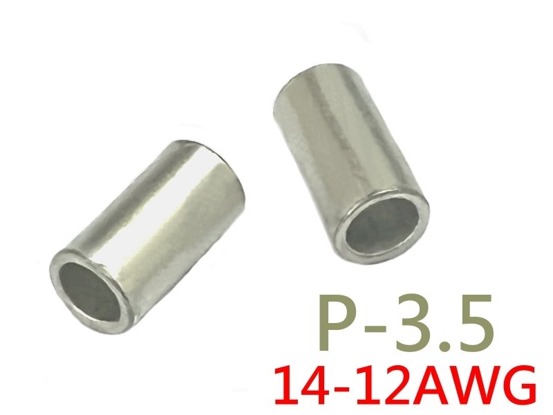 [10只裝] P-3.5 短銅管 