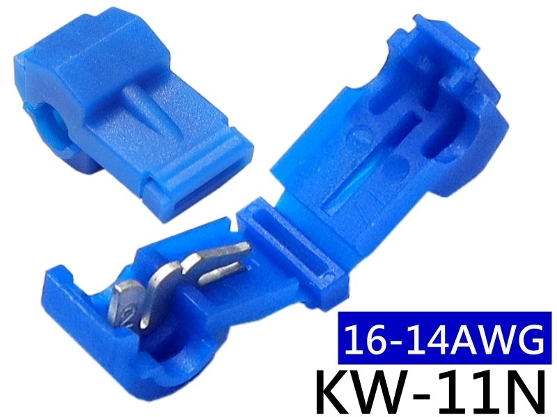 [5只裝] KW-11N 接線夾 藍色