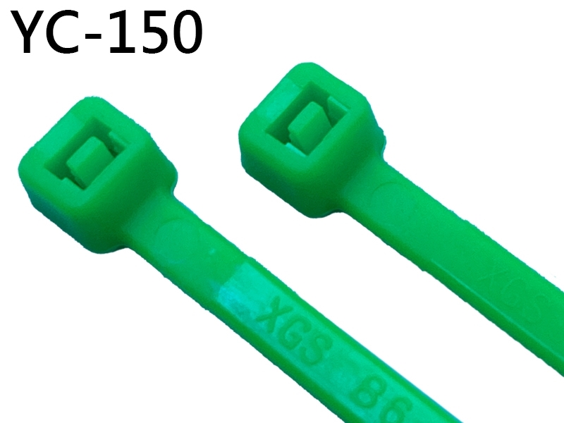 [20只裝]YC-150 尼龍紮線帶-綠色