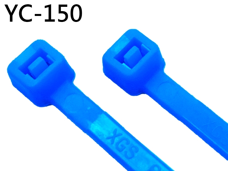 [20只裝] YC-150 尼龍紮線帶-藍色