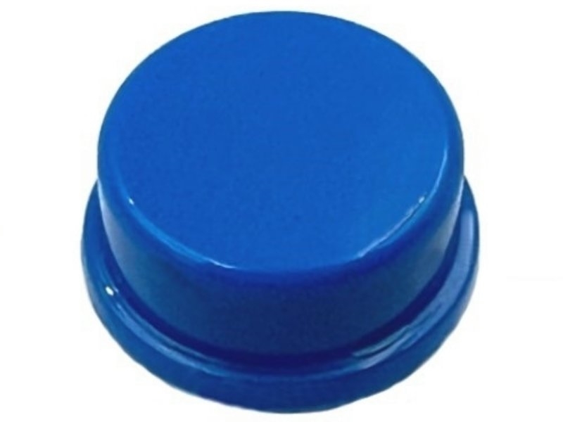 [5只裝] 7.3mm插入式圓型旋鈕 藍色