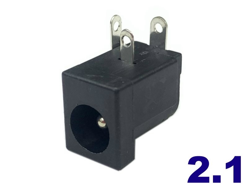 [2只裝] 2.1mm DC插座(L型)