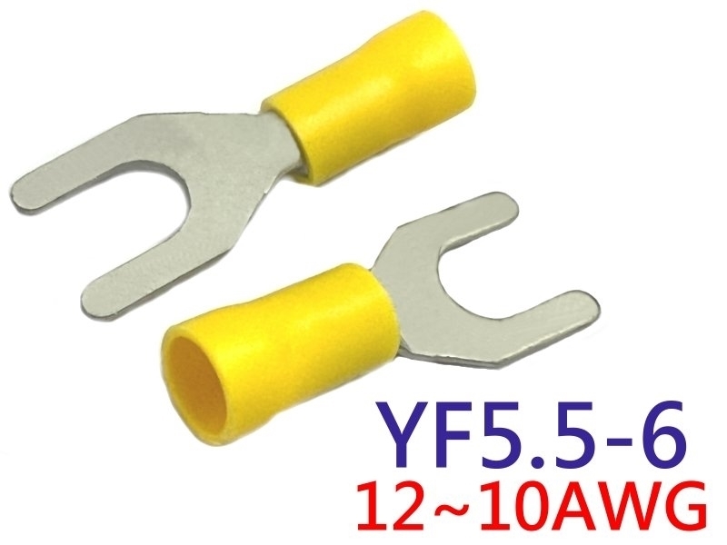 [100只裝] YF5.5-6 絕緣端子