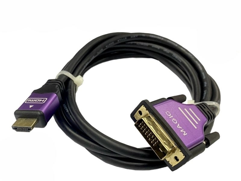 HDMI A公轉-DVI24+1公傳輸線1.8M 