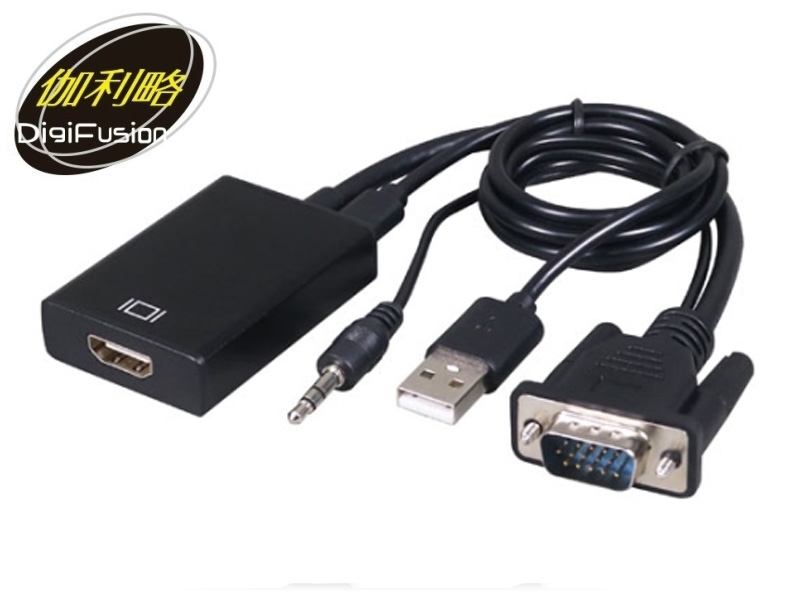 VGA+Audio to HDMI 轉接器