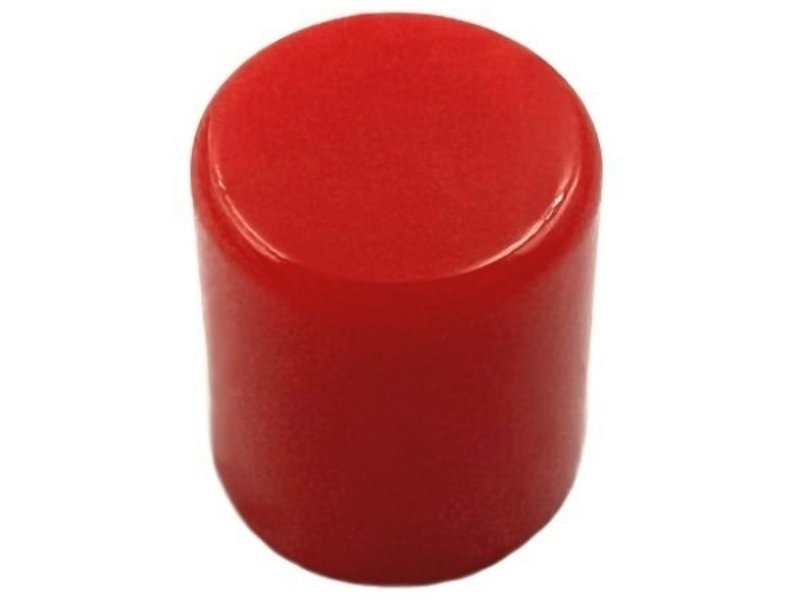 [5只裝] 9*10mm圓柱型旋鈕 紅色