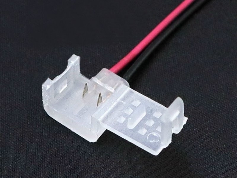 霓虹燈條專用免焊接頭卡扣連接線(不防水)