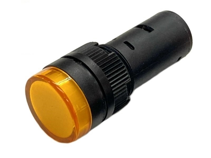 16mm 黃色 12-48V/AC/DC/指示燈