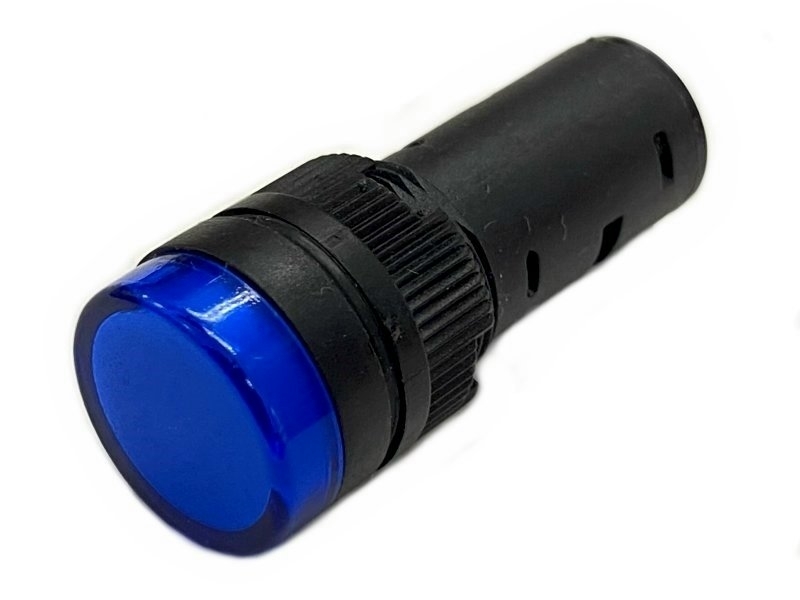 16mm 藍色 12-48V/AC/DC/指示燈