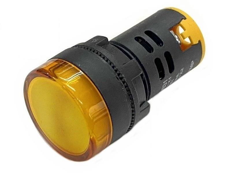 22mm 黃色 12-48V/AC/DC/指示燈