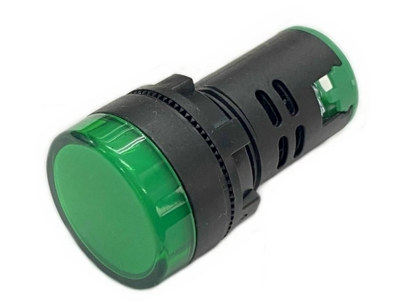22mm 綠色 12-48V/AC/DC/指示燈