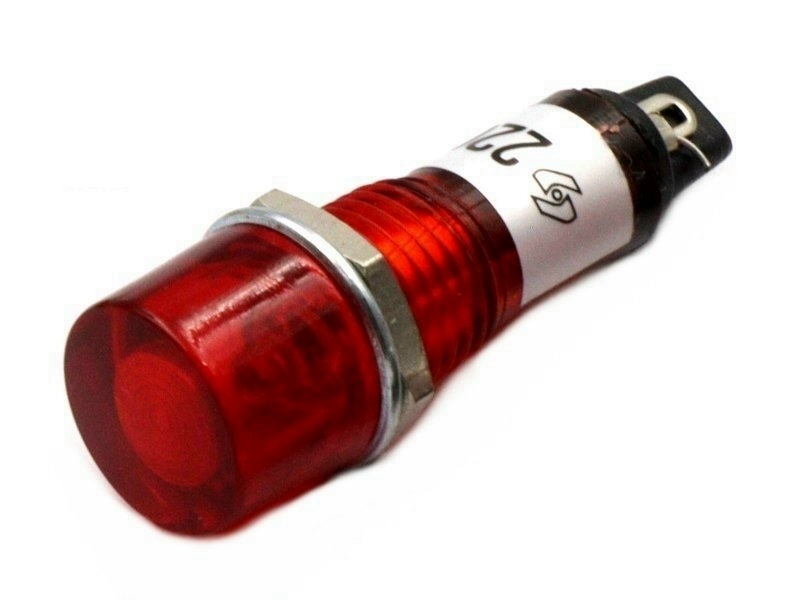 小丸型霓虹燈紅色 DC24V