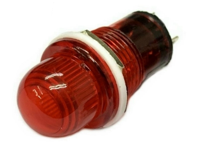 大丸型霓虹燈紅色 DC12V