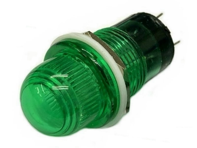 大丸型霓虹燈綠色 DC12V