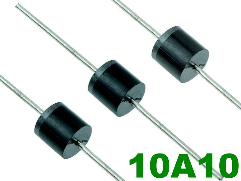 [2只裝] 10A 1000V 矽整流二極體(10A10)