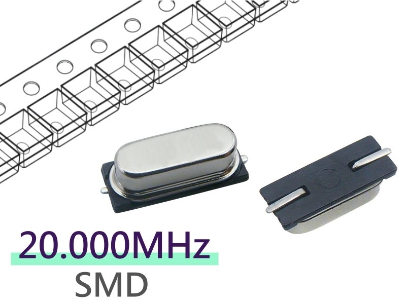 20.000MHz SMD石英振盪晶體