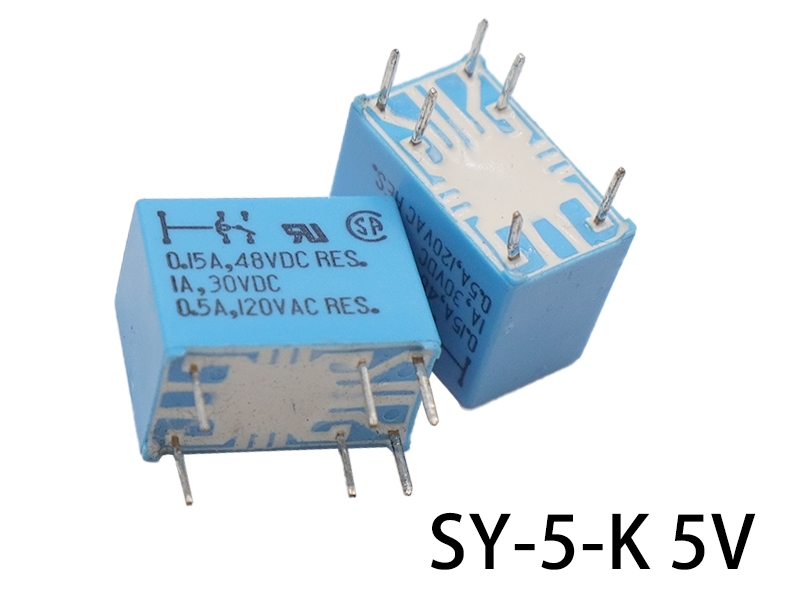 日製DC5V 0.5A 1C繼電器(SY-5-K)