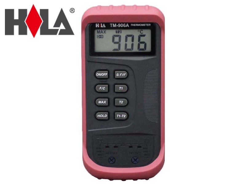 TM-906A 雙組K-Type數字溫度計