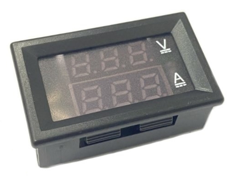 DC100V/10A 雙顯示數字錶頭  紅藍顯示