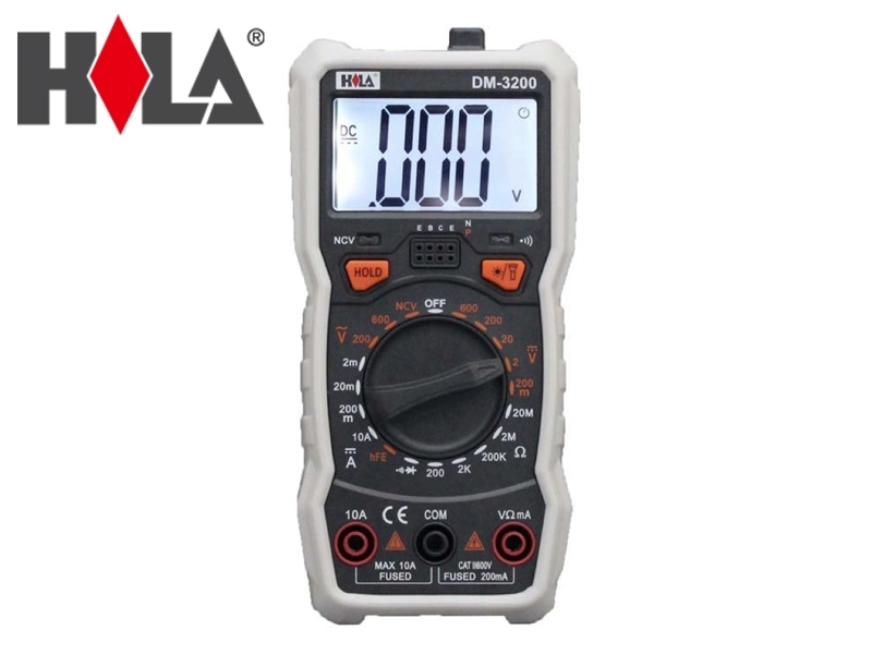 DM-3200 數字電錶(晶體.蜂鳴.NCV)