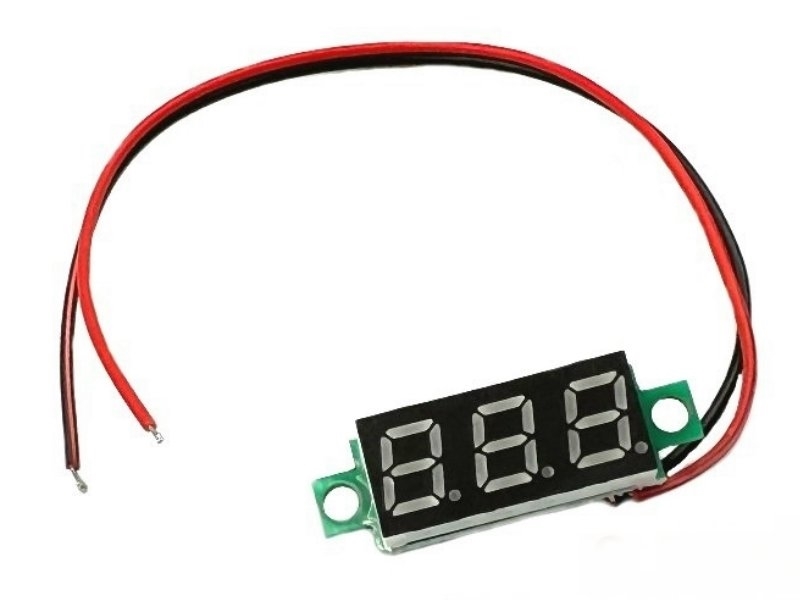 0.28吋 DC5~30V紅色直流電壓錶頭 
