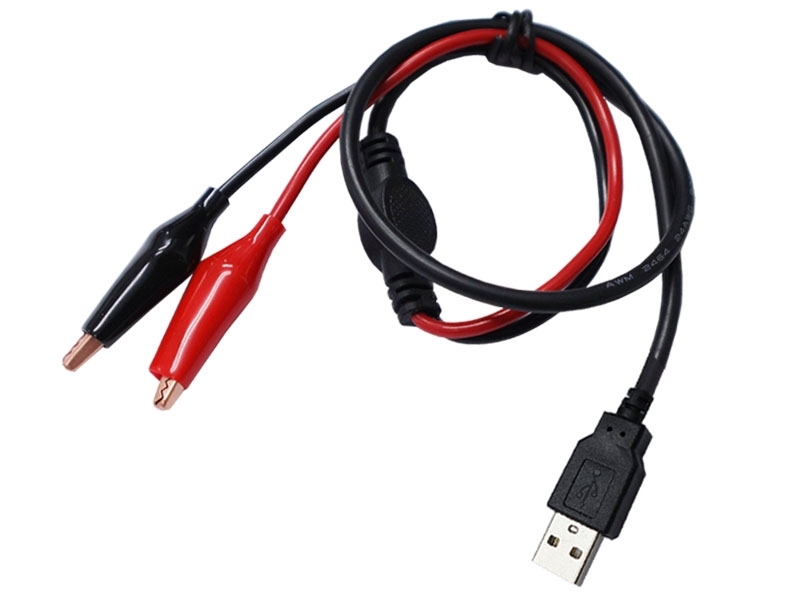 USB公 電源/鱷魚夾 J70066