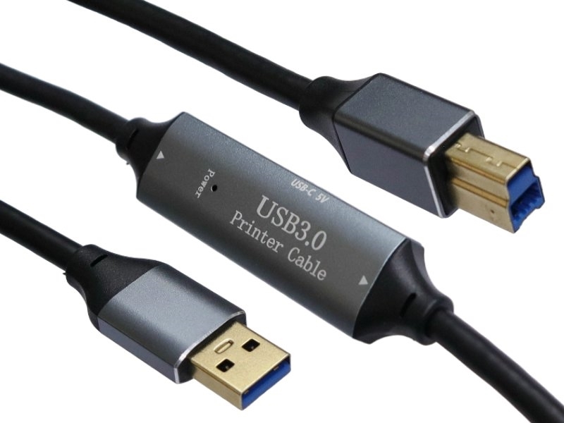 USB3.0 A公-B公 5米 傳輸訊號線