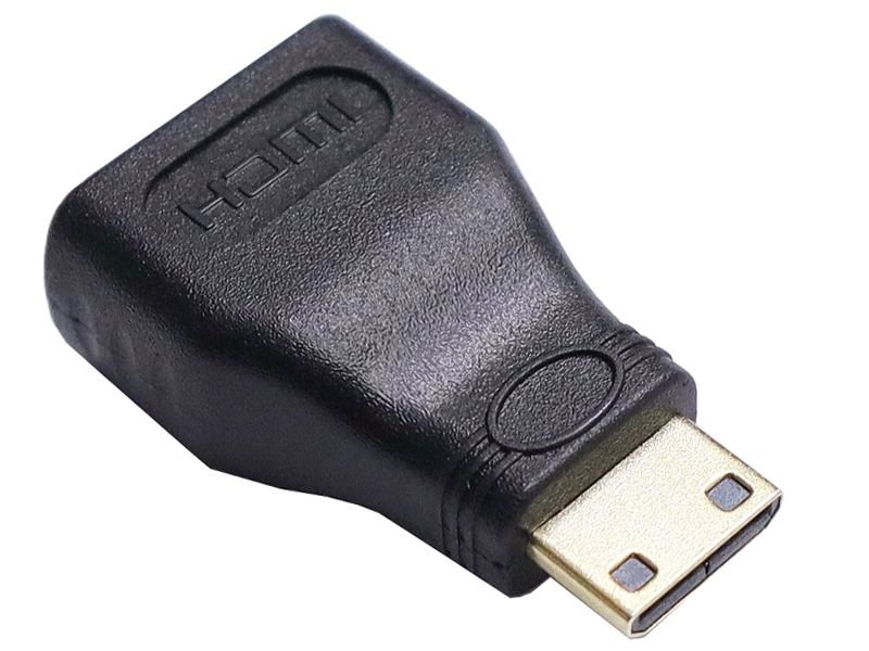 HDMI母 轉 mini HDMI公 鍍金轉接頭