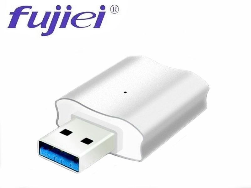 fujiei USB3.0 鋁合金外接式音效卡(雙孔) NT0027