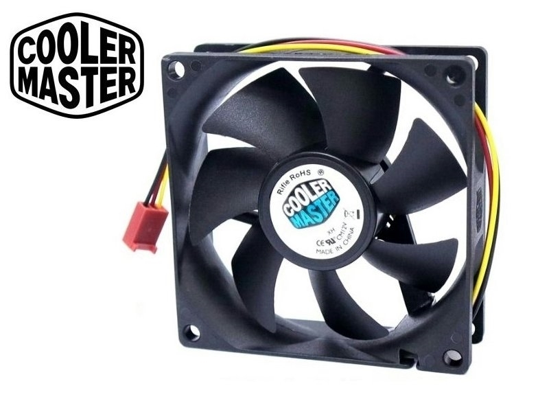 Cooler Master  80x80x25mm【DC12V 】塑膠框風扇
