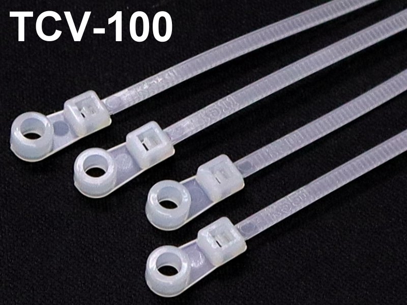 [100只裝] TCV-100 固定鎖式紮線帶(3.2mm)