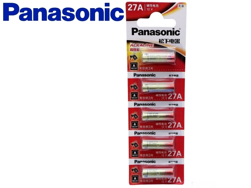 Panasonic 27A 12V鹼性遙控器用電池1只入