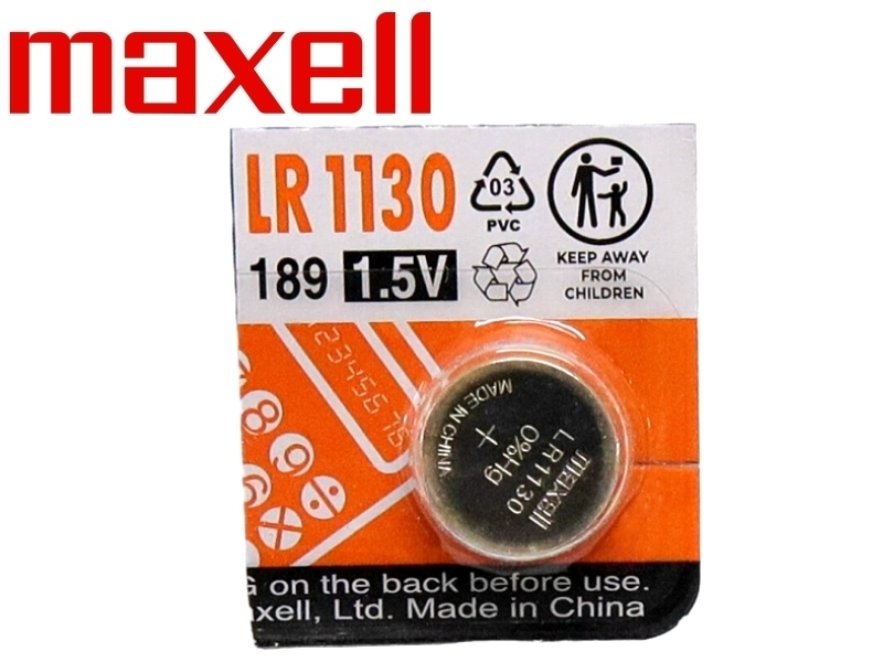 Maxell LR1130/G10/189 鈕扣型電池 1只入 
