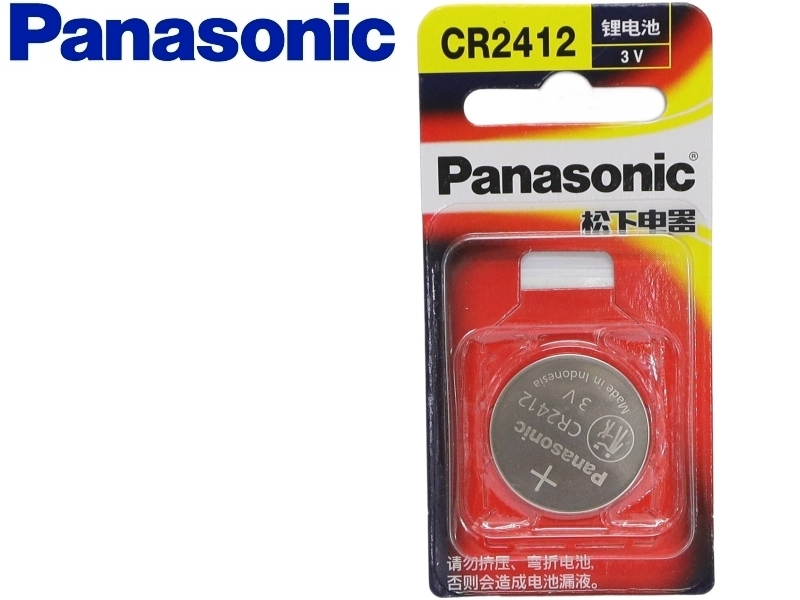 Panasonic CR2412 鈕扣型鋰電池 3V