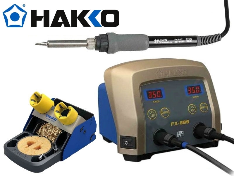HAKKO FX-889-02雙輸出型溫控烙鐵(135W)