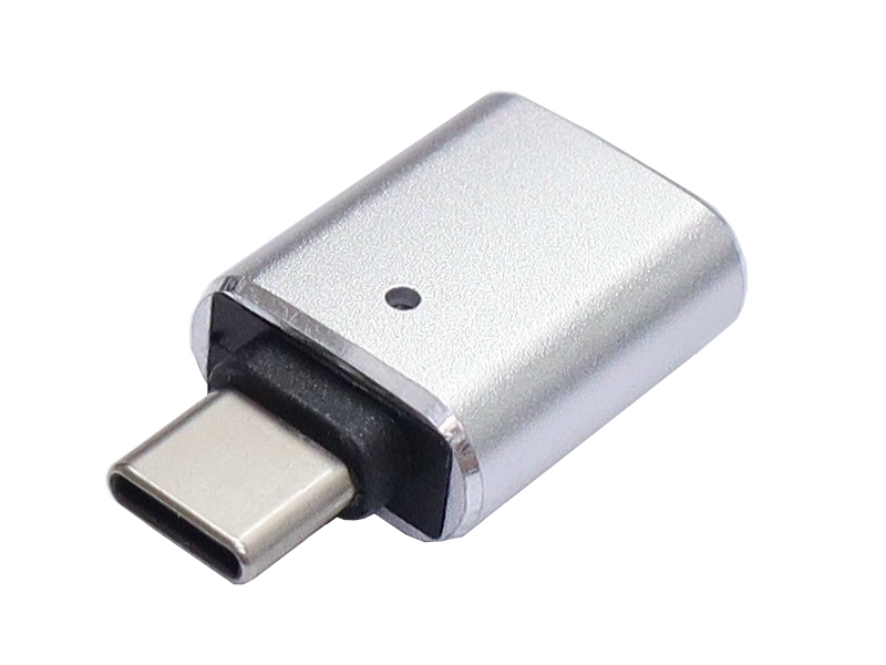 TYPE-C轉USB A母OTG USB3.0轉接頭(帶LED燈)